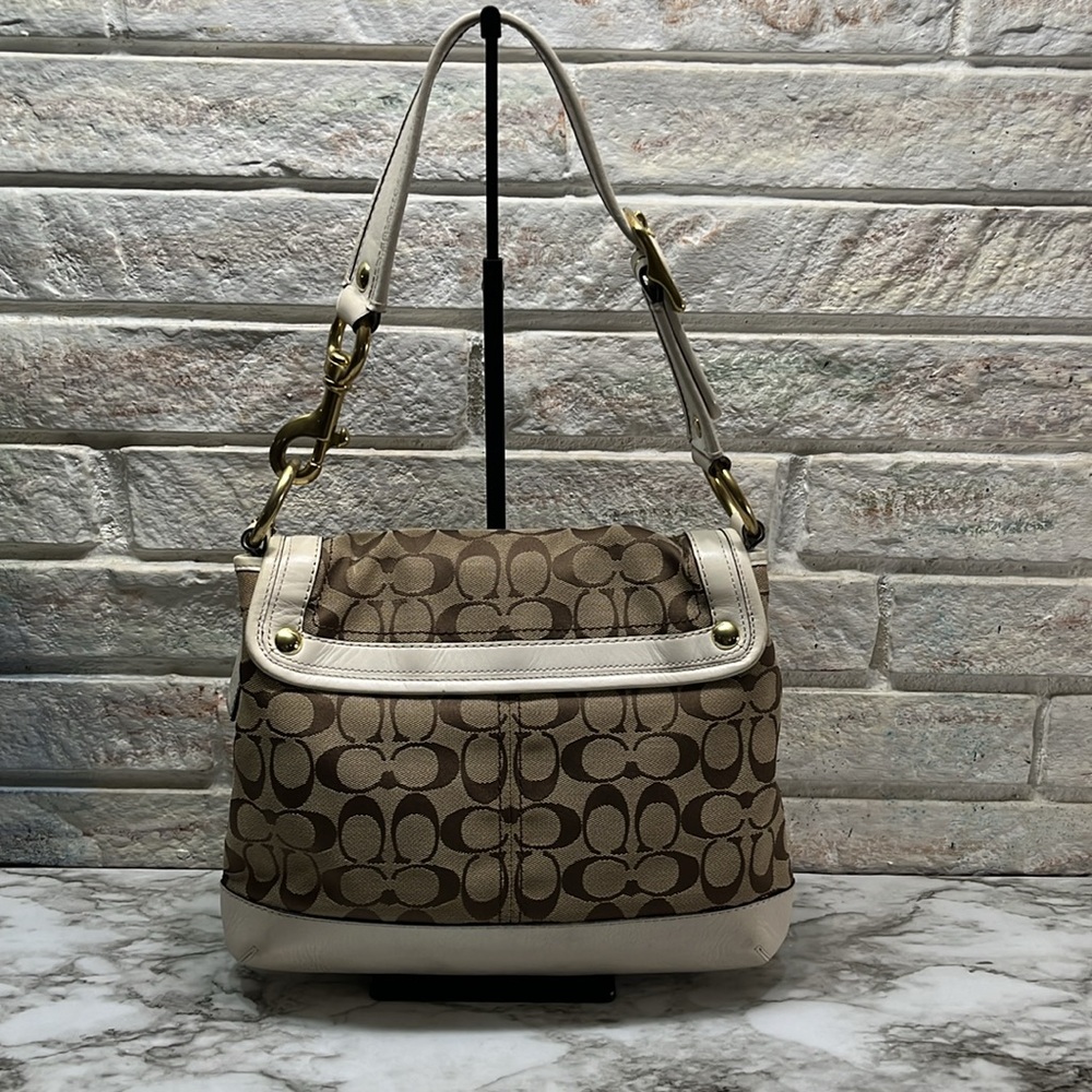 Coach Ltd Ed 65th Legacy White Khaki Sig C Rare and Very Clean. - Picture 7 of 16